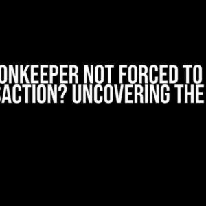 Why is TONKEEPER not forced to MAINNET on Transaction? Uncovering the Mystery